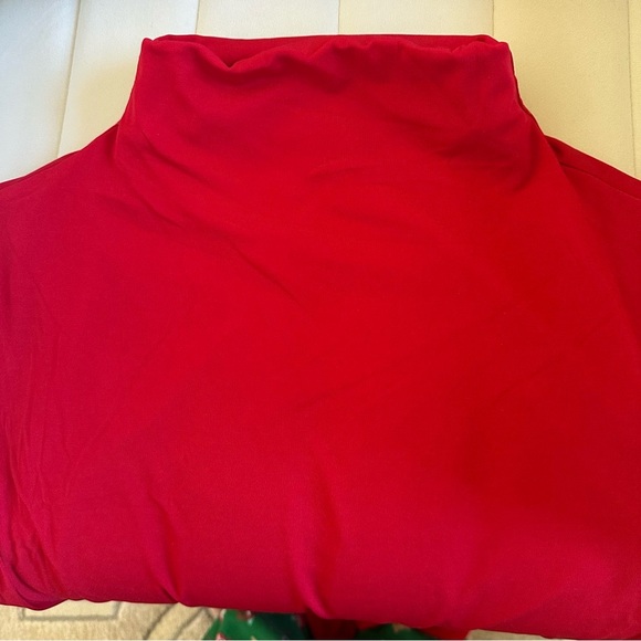 Wild Fable Red Ruffle Dress Size Large - Picture 4 of 5